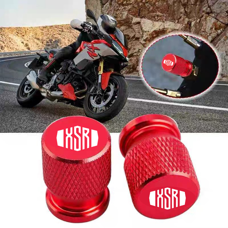 2 ชิ้นอุปกรณ์เสริมรถจักรยานยนต์สําหรับ YAMAHA XSR700 XSR 700 XSR900 XSR 900 XSR125 155 โลหะยางวาล์ว 