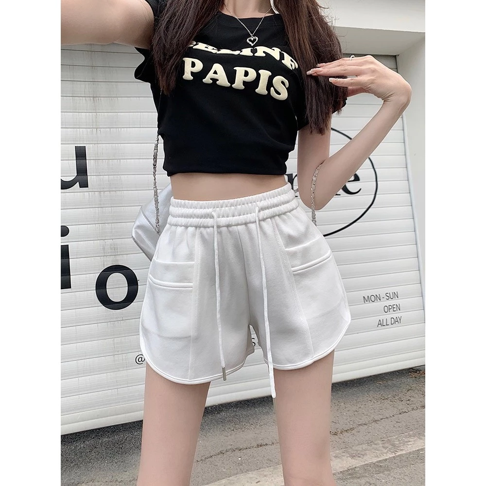 กางเกงขาสั้นเอวสูงผู้หญิง thumbnail 5