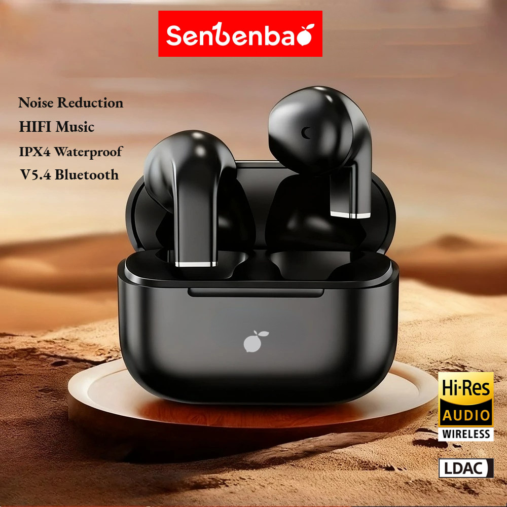 Senbenbao Pro 5S/4/5max TWS หูฟังสเตอริโอไร้สายบลูทูธ V5.4 Noise-Canceling ชุดหูฟังหูฟังชนิดใส่ในหูพร้อมไมโครโฟน
