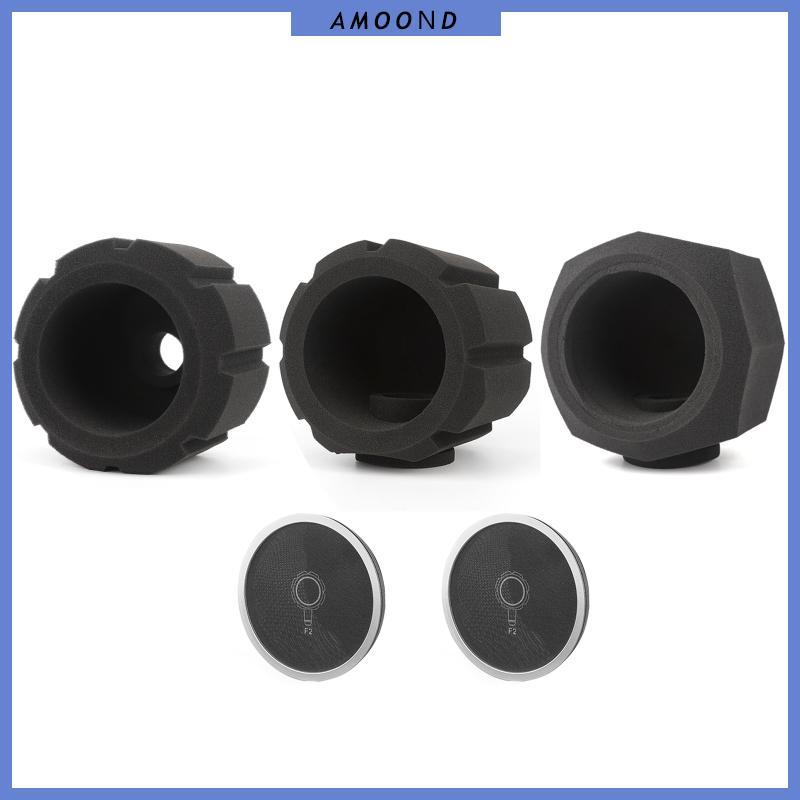AMOOND Professional Studio Mic Screen Acoustic Filter เดสก์ท็อปลดเสียงรบกวนไมโครโฟนสําหรับ YouTube ห