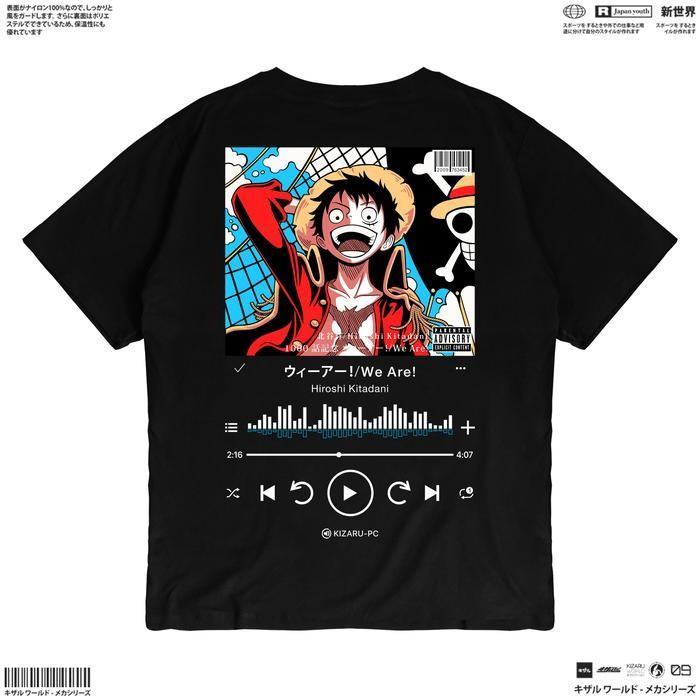 KIZARU เสื้อยืด Music Series One Piece WE ARE V2 S-5XL