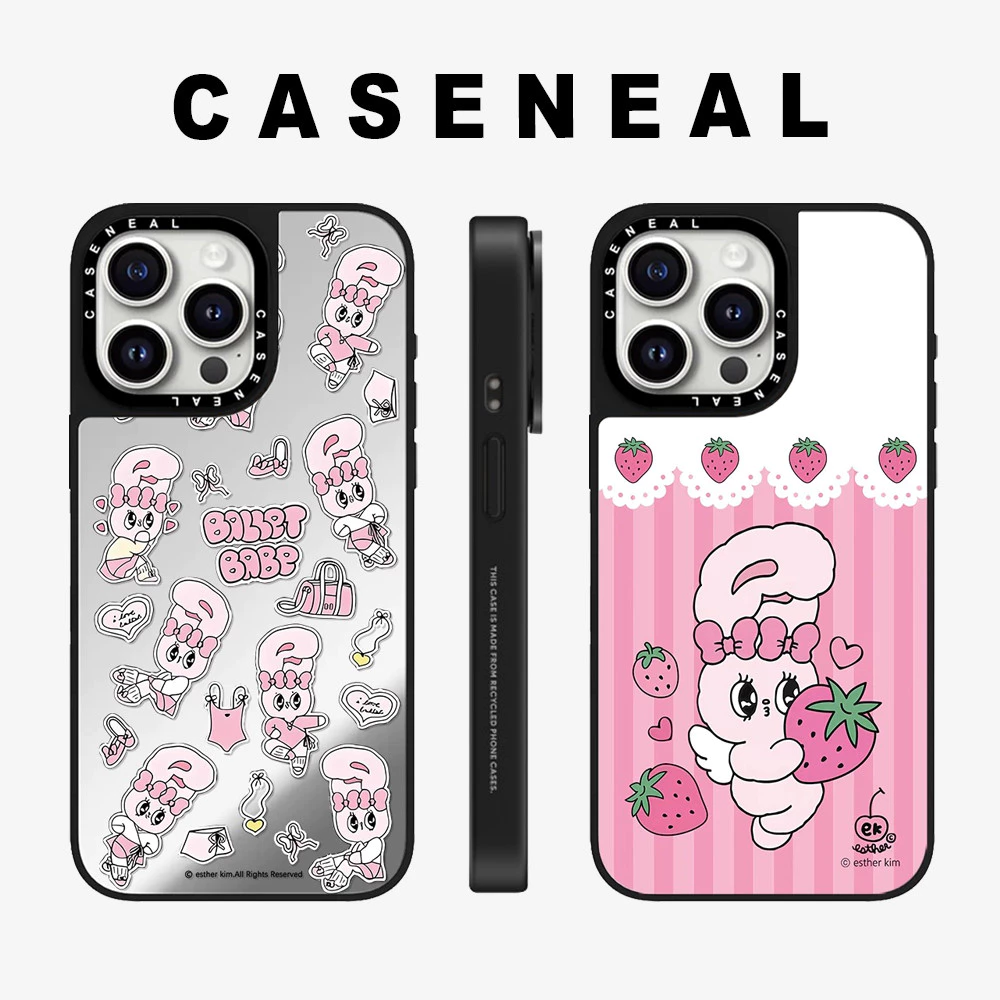 Drop proof CASENEALเคสโทรศัพท์สําหรับiPhone 17ProMax 17pro 17 air 16promax 16 15promax 15 14promax 13 13Promaxเคสแข็งกระต่ายน่ารัก 12PromaxกรณีiPhone 11คุณภาพสูง