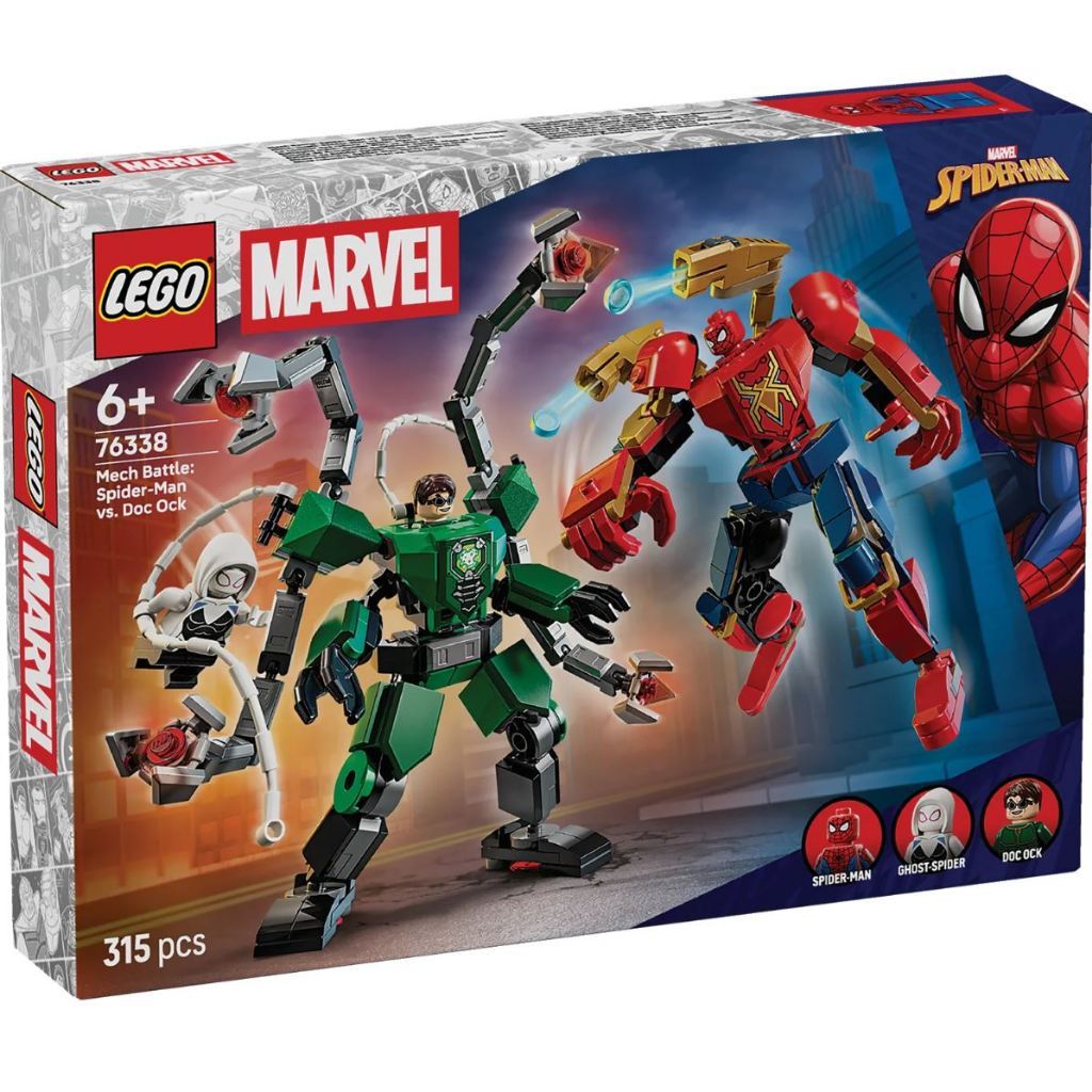 LEGO Marvel 76338 Mech Battle: Spider-Man vs. Doc Ock
