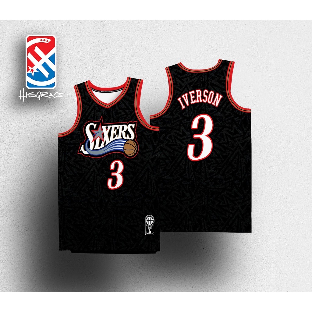 ALLEN IVERSON SIXERS 76ERS HG CONCEPT JERSEY