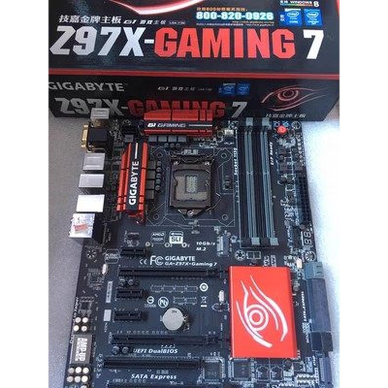 [ไม่ใหม่เอี่ยม] เมนบอร์ด Gigabyte/Gigabyte Z97X-GAMING7 5 3 G1 Z97 4790K โอเวอร์คล็อก M.2 Solid Stat