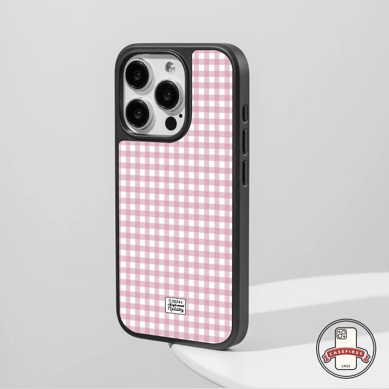 เคสไอโฟน13 17 เคส Silicone สีเดียว ลายเช็ค มินิมอล สำหรับ IPhone 17 air 16 11 16E 13 15 12 Pro Max 17 16 Plus 16 15 Pro