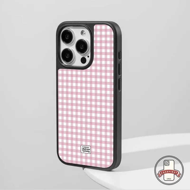 เคสไอโฟน13 17 เคส Silicone สีเดียว ลายเช็ค มินิมอล สำหรับ IPhone 17 air 16 11 16E 13 15 12 Pro Max 17 16 Plus 16 15 Pro