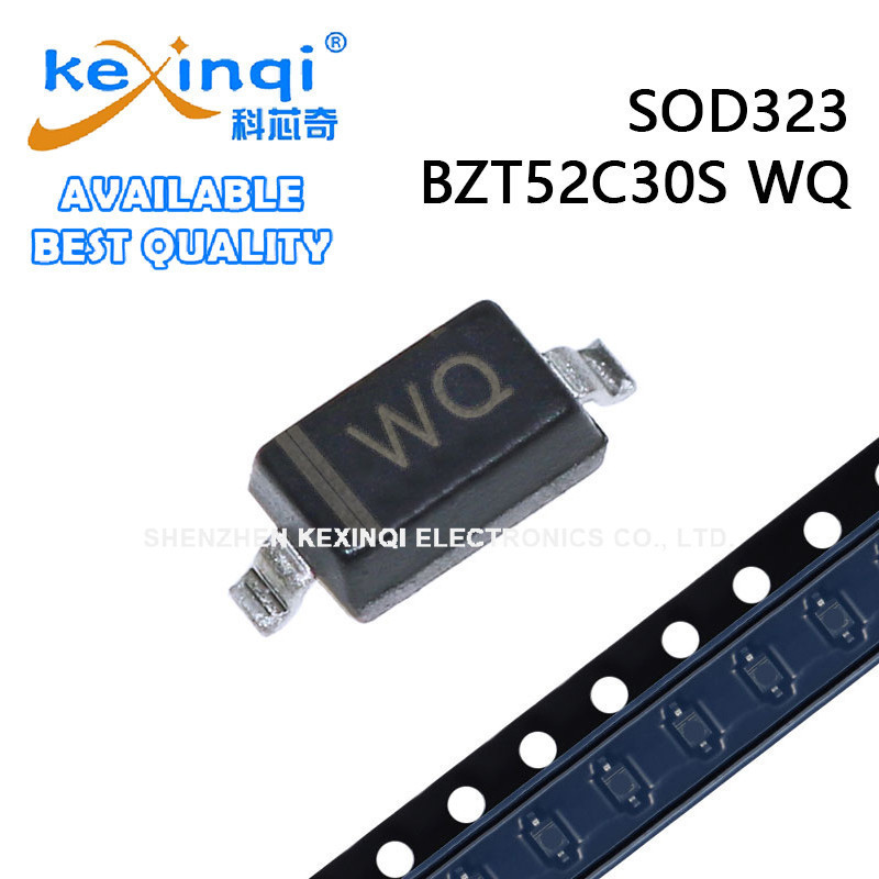 (100-500 ชิ้น) BZT52C30S WQ SOD323 ทรานซิสเตอร์ SMD แรงดันไฟฟ้าเสถียรไดโอด