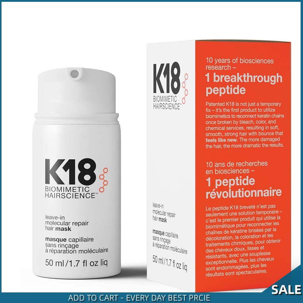 K18 Leave-In Molecular Repair Hair Mask 15/50ml อุปกรณ์เสริมสําหรับเดินทาง