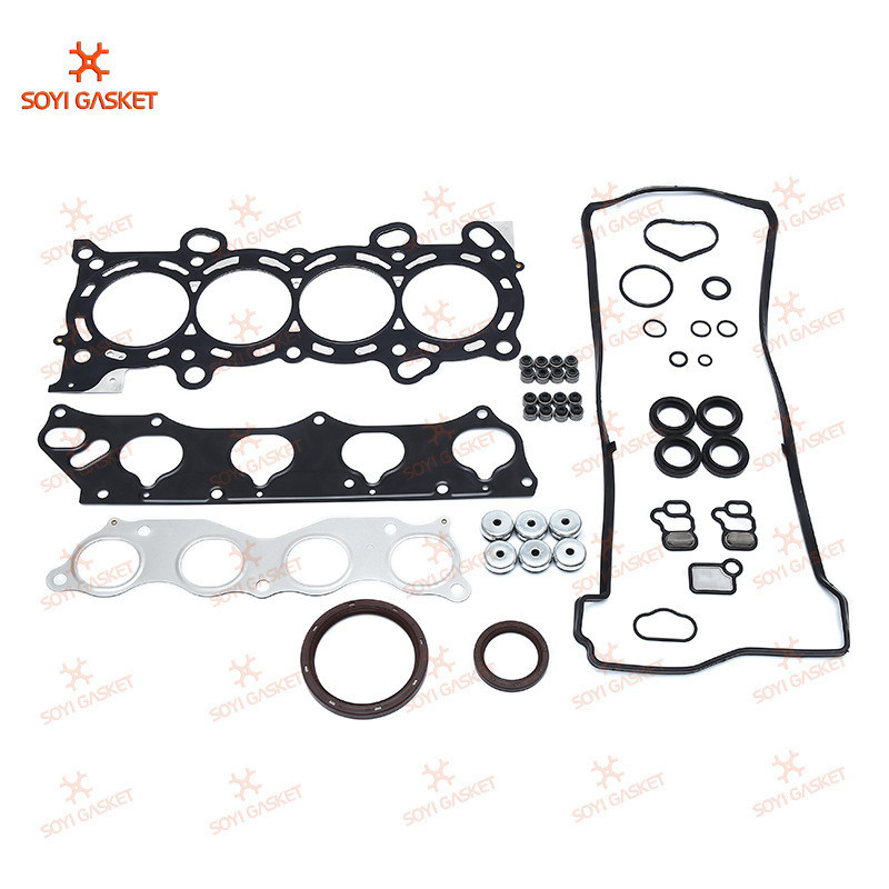 K24Z1RE4 CRV 06110-RAF-Q01 ชุดยกเครื่องเครื่องยนต์ท่อไอเสีย Manifold ปะเก็นหัวฉีดไฟซีลน้ํามันหลังจาก