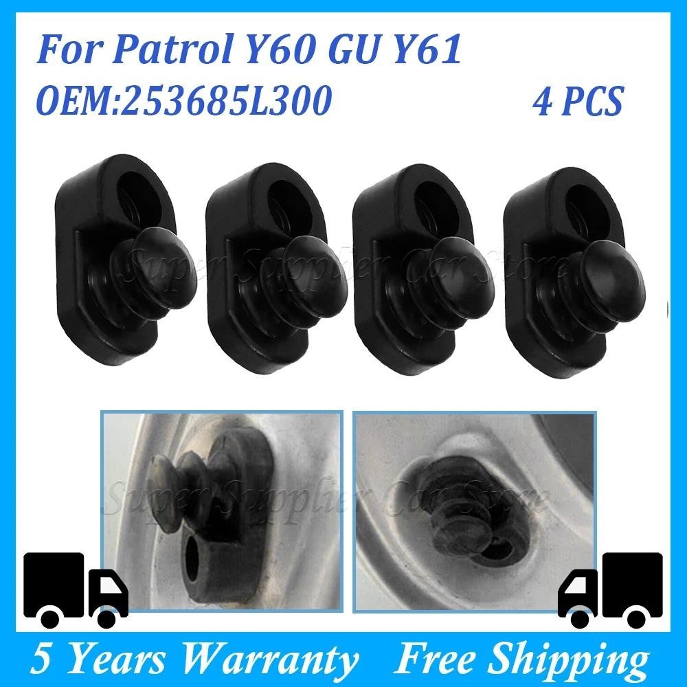4PCS ประตูสวิทช์ยางฝาครอบ Protector สําหรับ Nissan Cefiro A32 Patrol GQ Y60 GU Y61 พลเรือน W41 Elgra