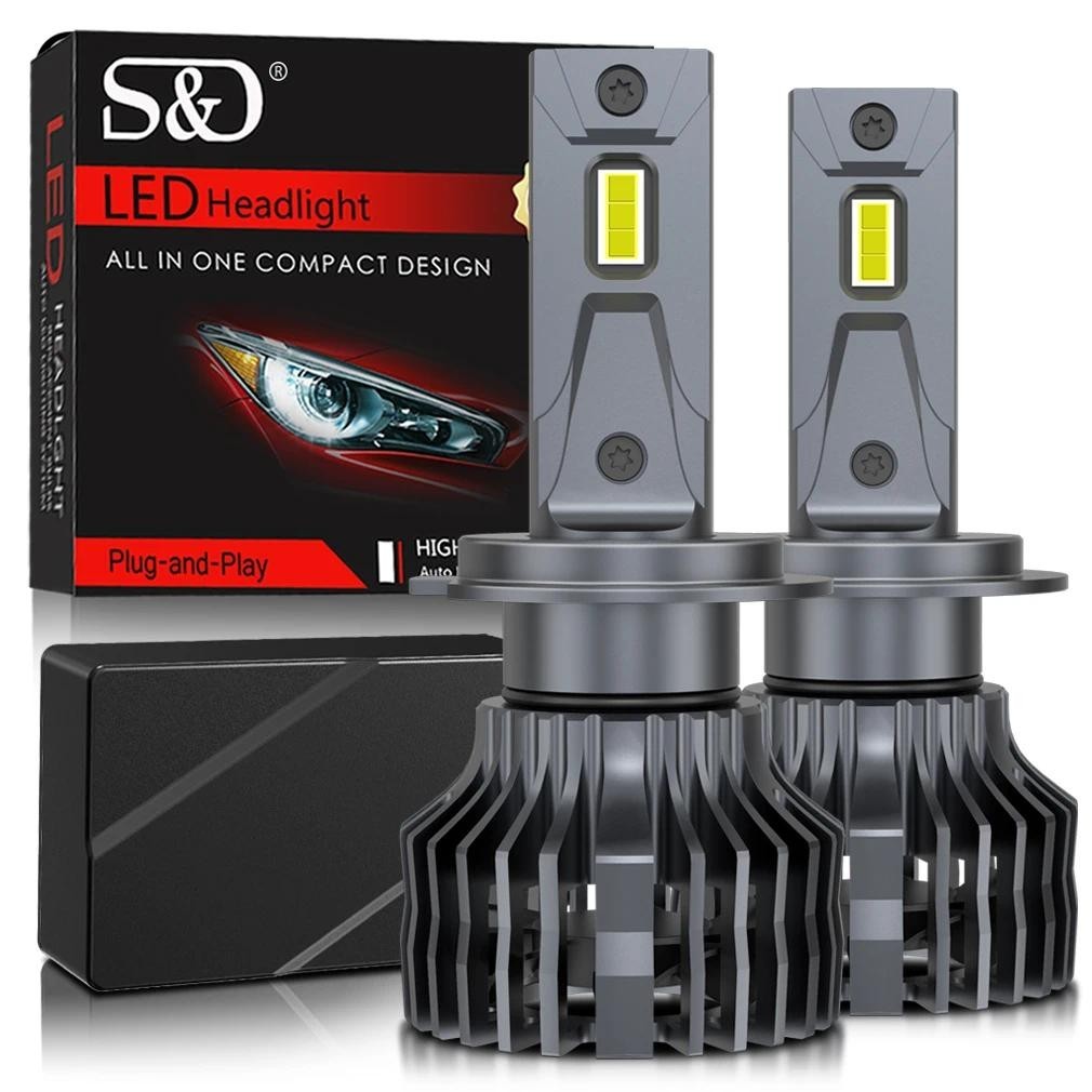 2pcs 160W H4 LED ไฟหน้า 80000LM CSP ชิป LED CANBUS H7 H1 H3 H11 H8 9005 9006 HB3 HB4 9012 HIR2 880 8