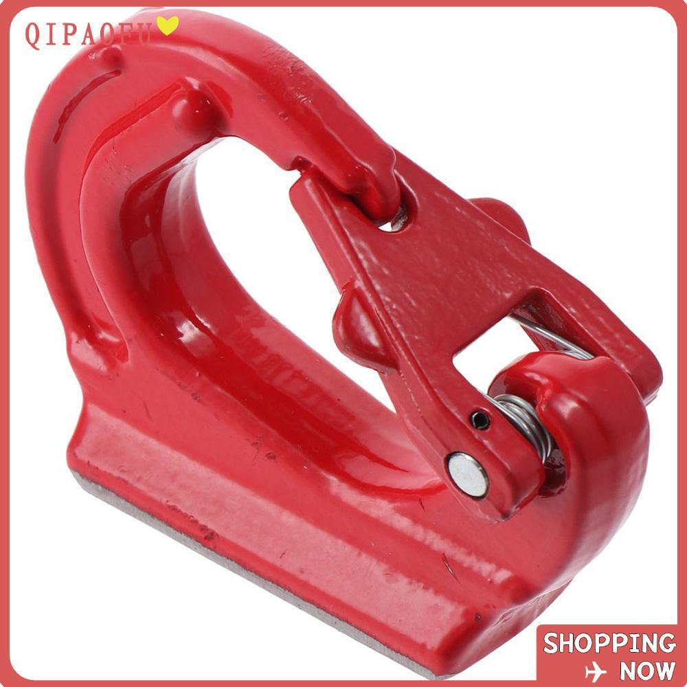 QIPAOFU Heavy Duty Lifting Hook,ความจุ 4400lbs 2T G80 Weld-on Anchor Hook,Universal Red Alloy Steel 