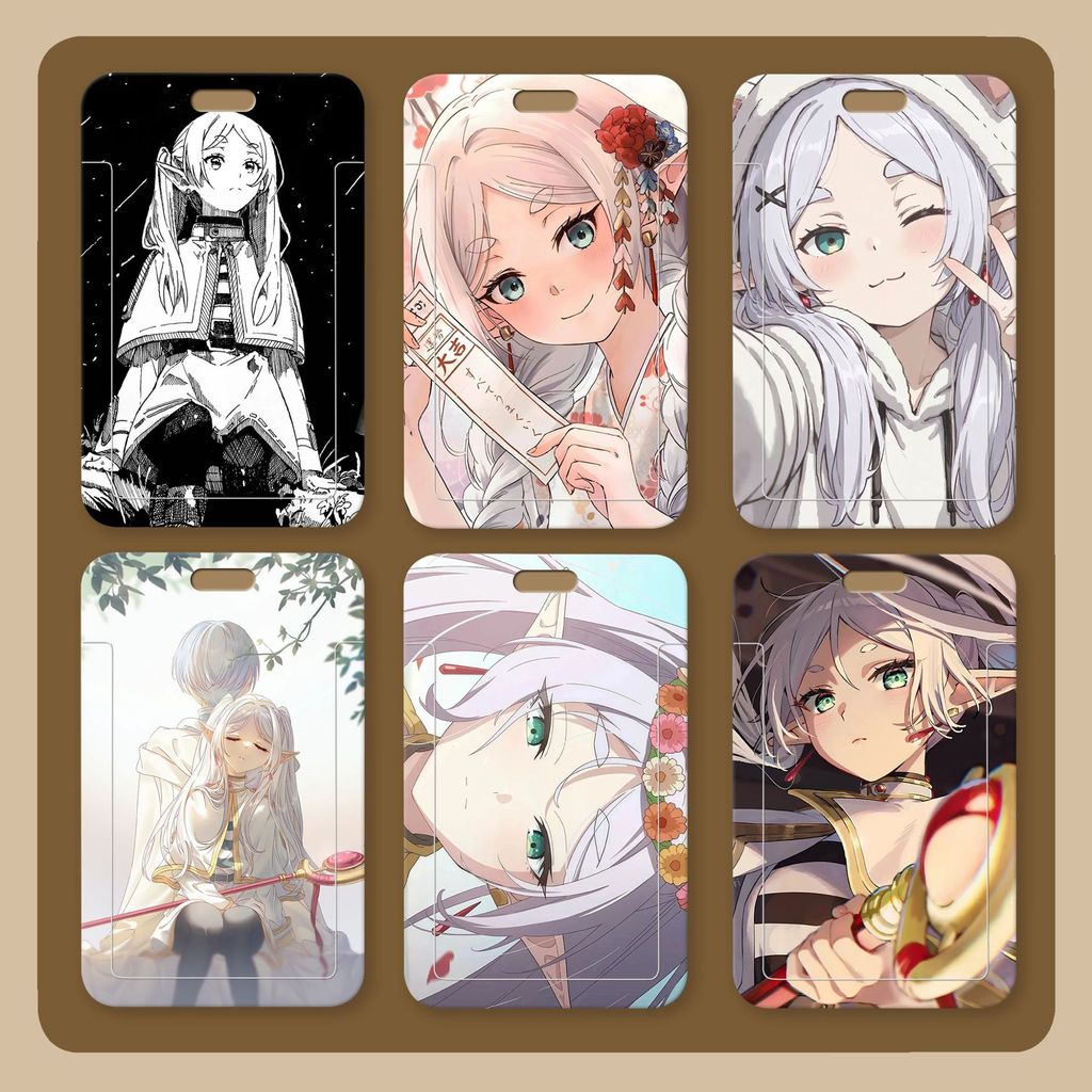 ที่ใส่บัตร เฟอร์เรน สําหรับบัตรอาหาร, อุปกรณ์ต่อพ่วงอะนิเมะ, การ์ดวิทยาเขตนักเรียน, การ์ดรถบัส, ฝาครอบสไลด์เปลือกแข็ง, ป้ายห้อยคอ