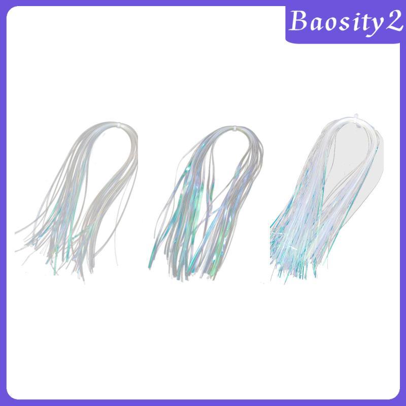 [Baosity2] Fly Tying Thread Luminous Streamer Tail Wing Fly Tying Lure ทํา Fly Fishing