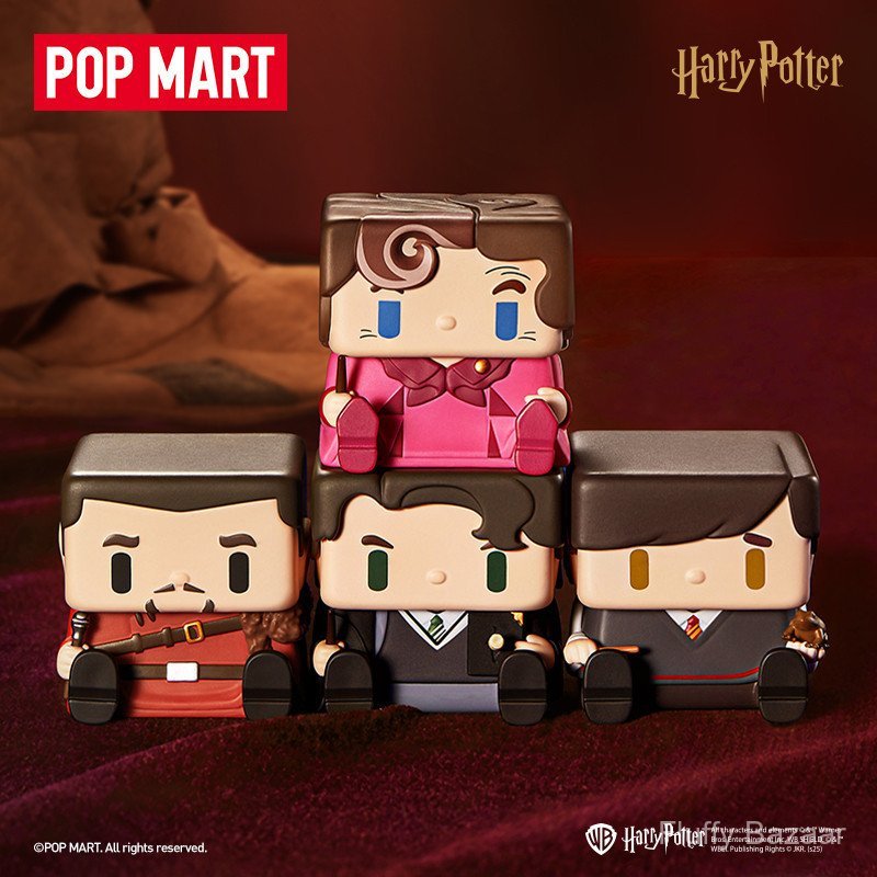 P POPMART POPMART Harry Potter POP CUBE-1 Series รูป Mystery Box ตกแต่ง