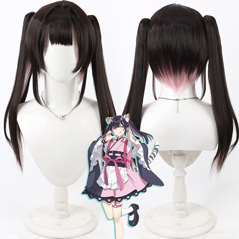 Cosplay Noi Komazawa Wag Natural Scalp Top Two-tone Separate Inner Outer Kaguya-hime Ponylet