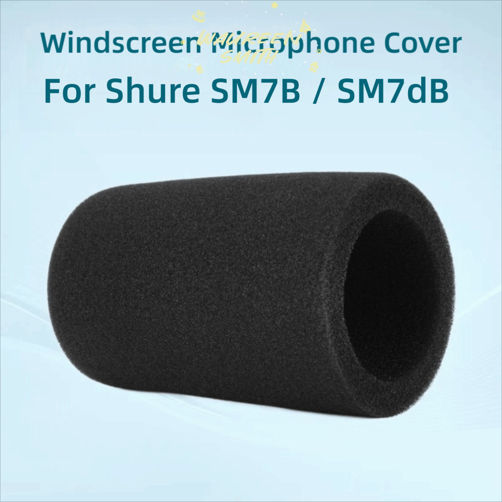 WAUREEN 1pcs Mic กระจก, Flocked ฟองน้ําโฟมเปลี่ยนไมโครโฟน, Professional Windproof ลดเสียงรบกวนฟองน้ํ