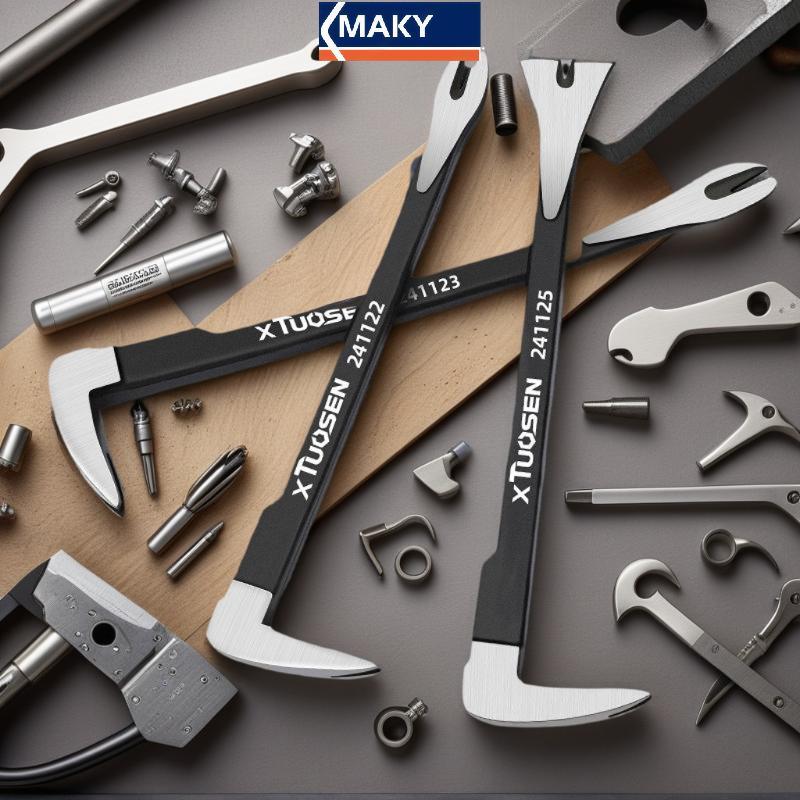 MAKY Multi-Functional Nail Remover Pry Sti งานไม้ Dismantling เครื่องมือ Wall Cement Nail Remover Ca