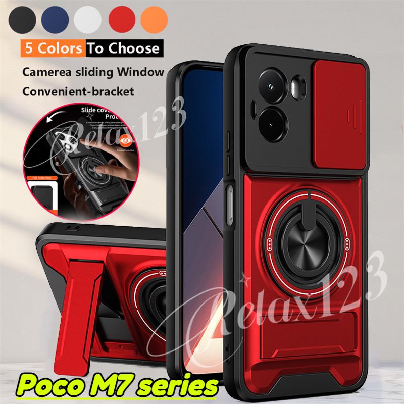 สําหรับ Poco M7 Plus 4Gเกราะทนทานกันกระแทกแม่เหล็กสําหรับXiaomi Poco M7 M7Plus M7Pro Poco M7 Pro M7 