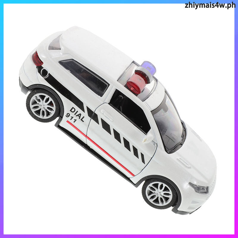 Pullback Cars Police for Kids Toy Model Mini Toys zhiymais4w