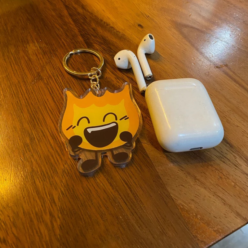 พวงกุญแจอะคริลิค Firey bfdi - Bfdi - ศึกเกาะฝัน - BFB - ศึกสําหรับ BFB - การแสดงวัตถุ น่ารัก g