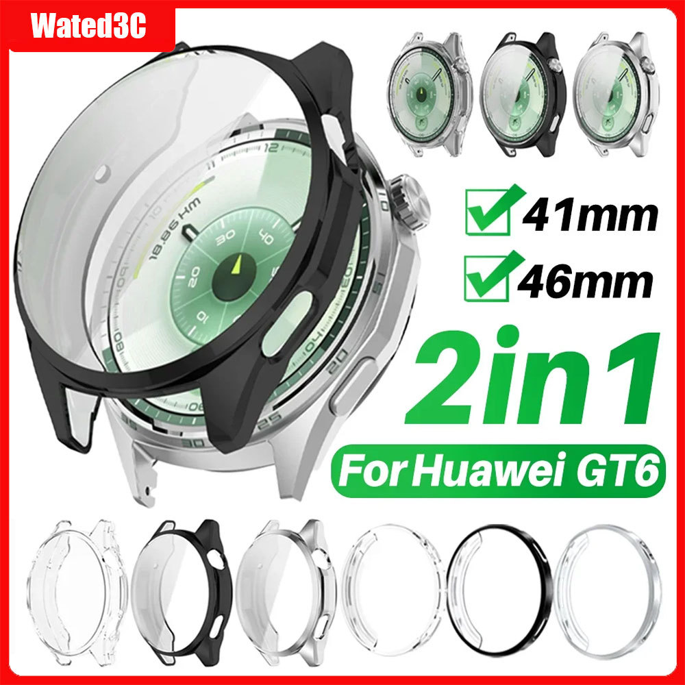 เคสTPUแบบนุ่มสําหรับHuawei GT6 Pro 46 มม.พร้อมการป้องกันหน้าจอAll-AroundสําหรับHuawei GT6 46 มม.41 มม.