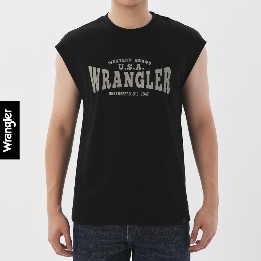 WRANGLER เสื้อยืดแขนกุดผู้ชาย รุ่น WR F425MTSLF39 สีดำ