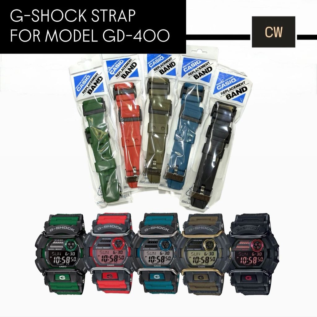G-SHOCK STRAP สําหรับรุ่น GD-400 SERIES