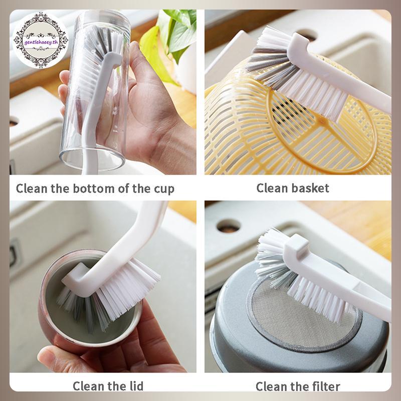 GG Clean N Brush Long Handle Fish Tank Milk Bottle Cap Glass Tube Clean Brush TH