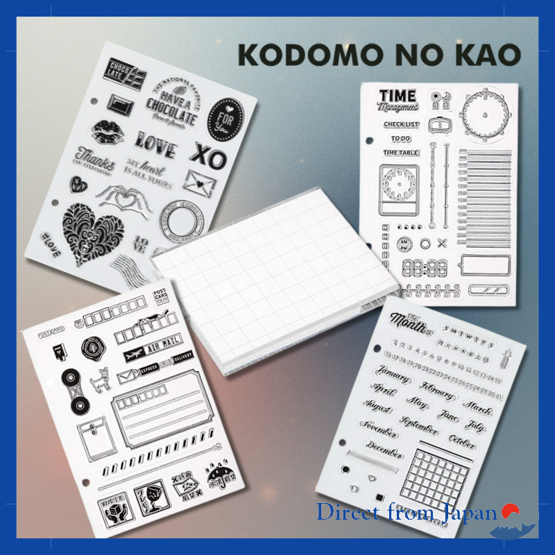 Kodomo no Kao Clear Stamp Sheet T - Monthly Edition 0980-016  
Kodomo no Kao Clear Stamp Sheet T - P