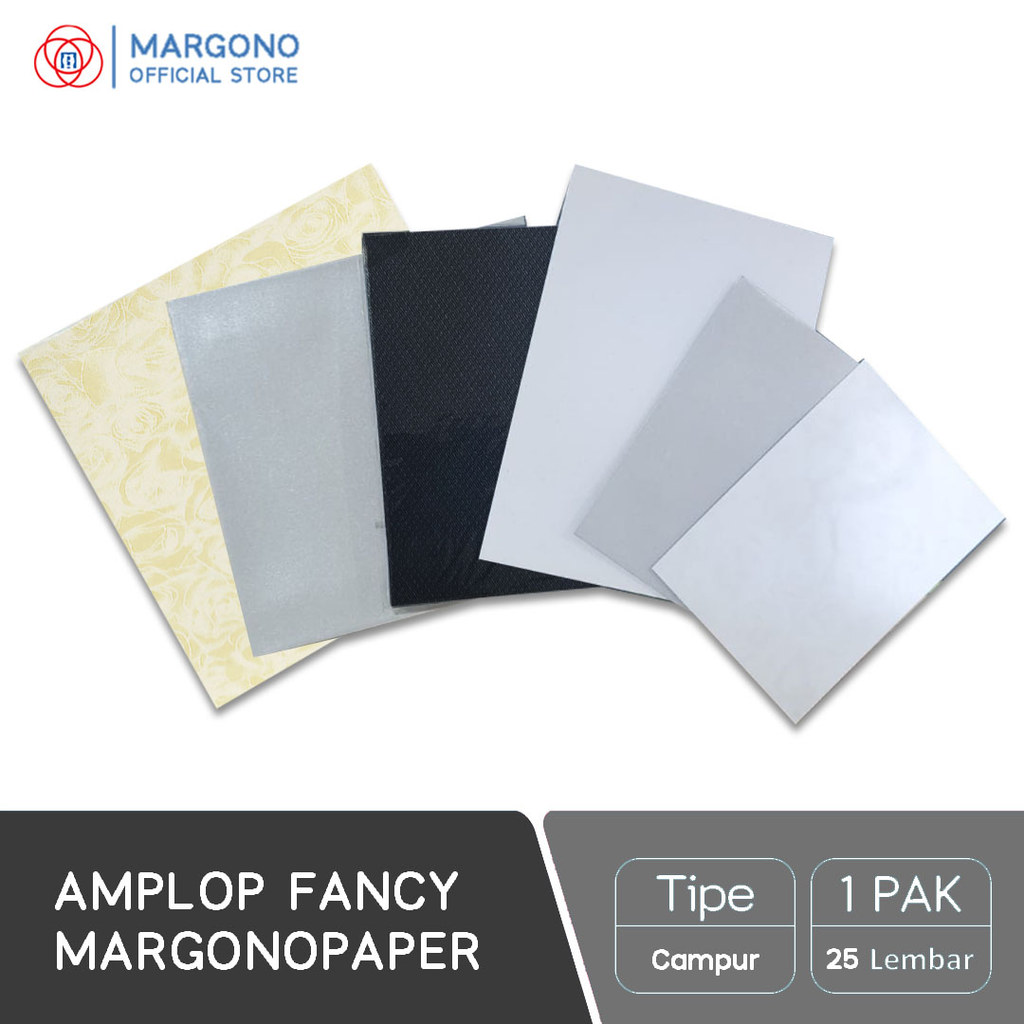 Margo Fancy Jasmine Paper Color Envelope B7 / C6 / D5 - 10 แผ่น
