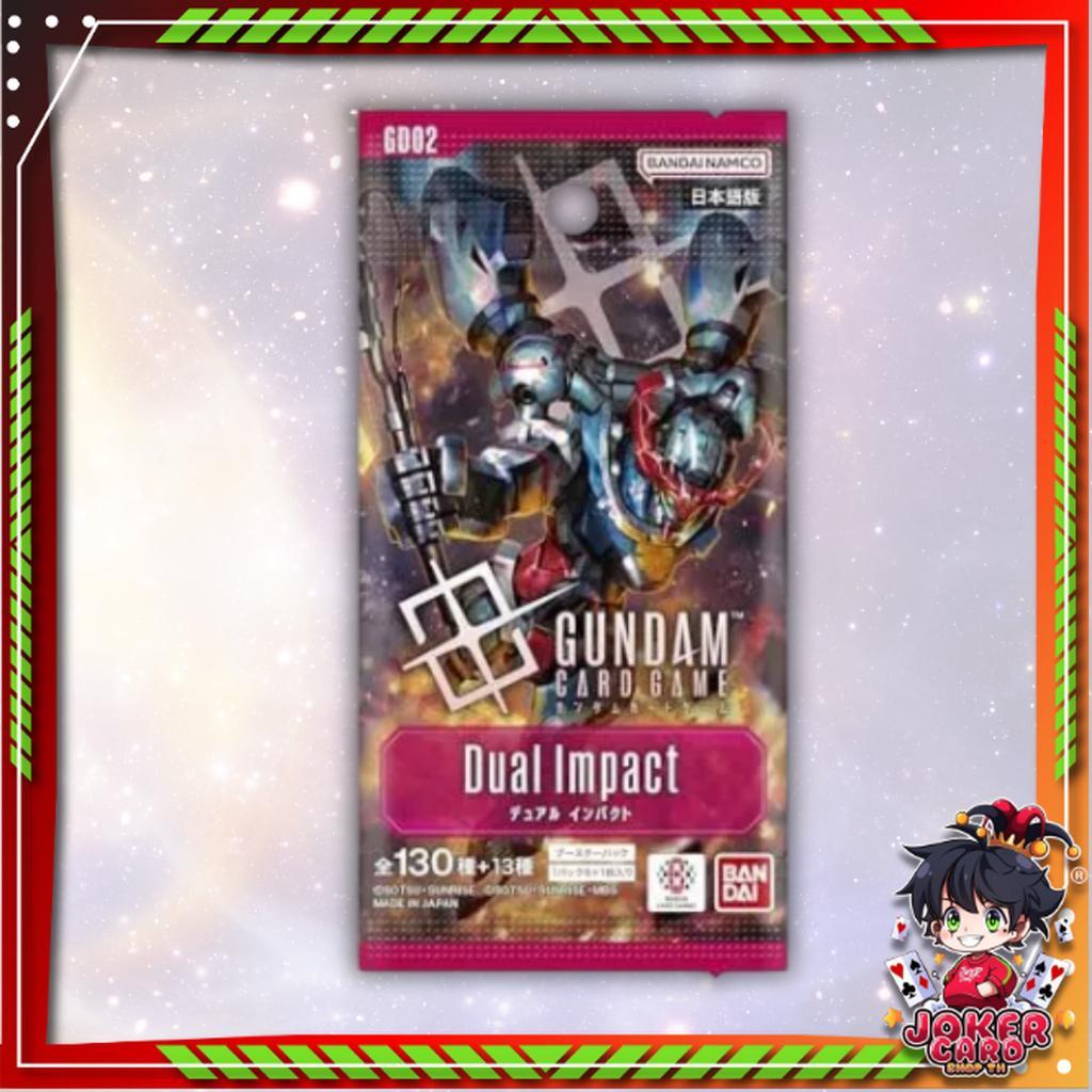 [ แยกซอง ] พร้อมส่ง!! การ์ดเกมกันดั้ม Gundam Card Game - Dual Impact [GD02] (p4) (125 g)
