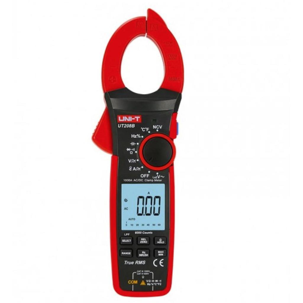 คุณภาพสูง UNI-T UT206B UT207B UT208B True RMS Digital Clamp Meter VFC เครื่องมือไฟฟ้า