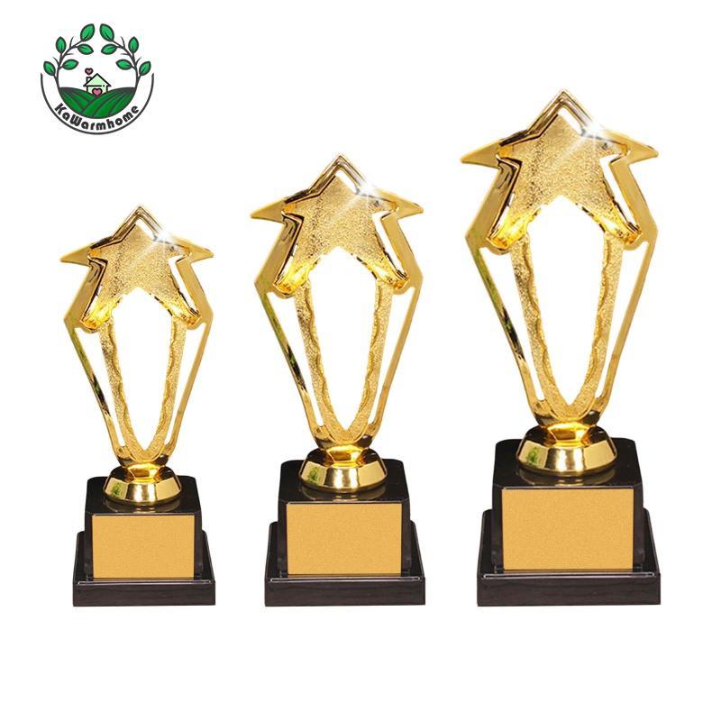 [Whcart] Golden Award Trophies Appreciation Gifts ตกแต่ง Star Award Trophys สําหรับกิจกรรมโรงเรียนกา