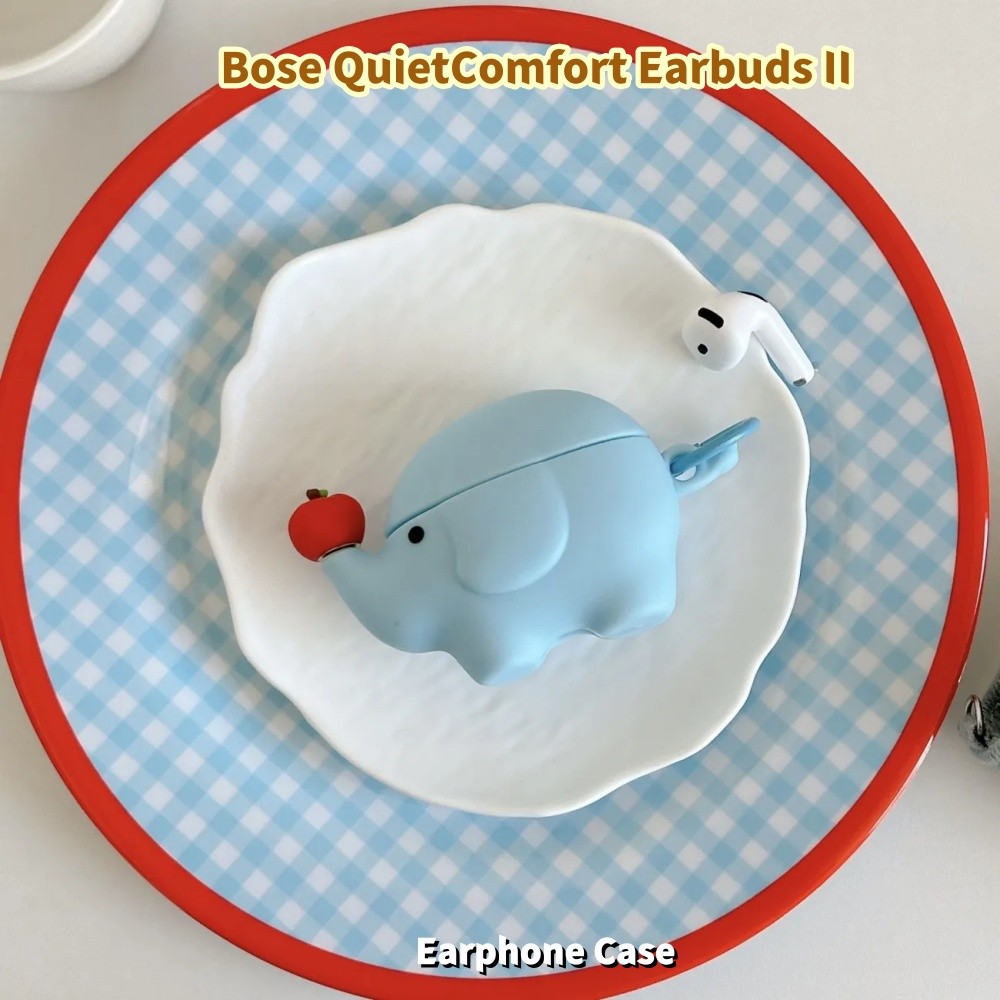 ส่วนลดสําหรับ Bose QuietComfort Earbuds II Case Casing Soft Silicone Funny Cartoon Headphone Case
