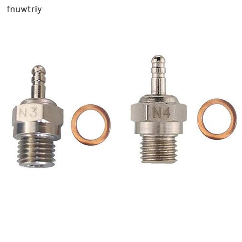 [fnuwtriy] 1 ชิ้น Universal 8 Glow Plug N3 N4 Spark Nitro ชิ้นส่วนเครื่องยนต์สําหรับ HSP RC รถ Part 