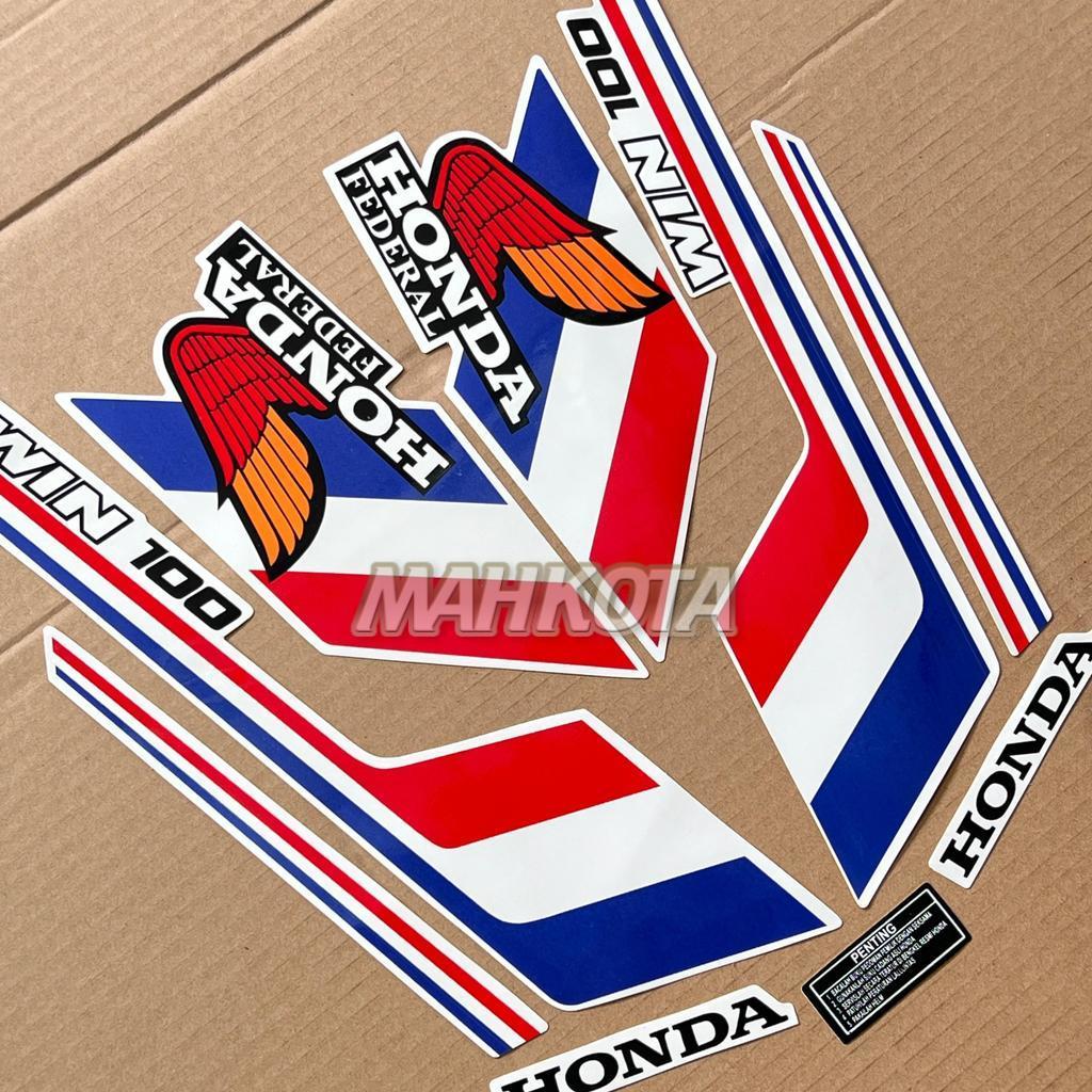 สติ๊กเกอร์ Striping สําหรับ Win 100 Win100 Federal White Custom Fullset