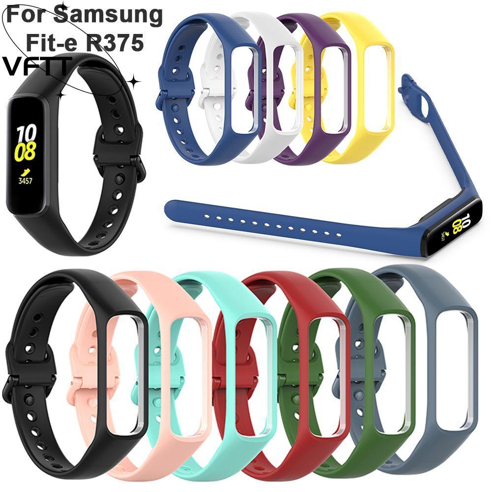 VFTT เปลี่ยนสายนาฬิกา Sport Rubber Loop สายซิลิโคนสําหรับ Galaxy Fit-e R375