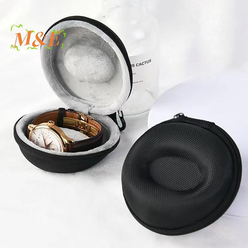 [M&E] 1 PC Travel Case กล่องเก็บของแบบพกพาสําหรับนาฬิกาเดี่ยว Sho และกันกระแทกสําหรับนาฬิกาข้อมือสมาร์ทนาฬิกา [ใหม่]