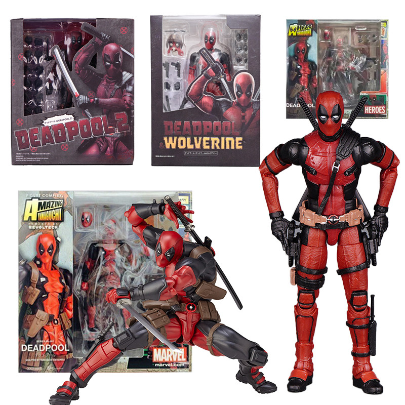 Yamaguchi Deadpool 3 รุ่นข้อต่อที่สามารถเคลื่อนย้าย SHF Deadpool Action Figure สินค้าสะสม