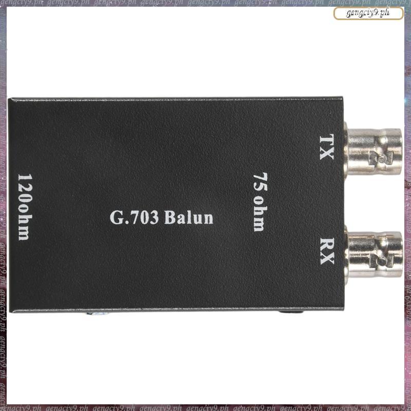 [LR] 2.048Mbps G703 Coaxial BNC to RJ45 Transmitter E1 Converter Balance to Unbalance 75 Ohm to 120 