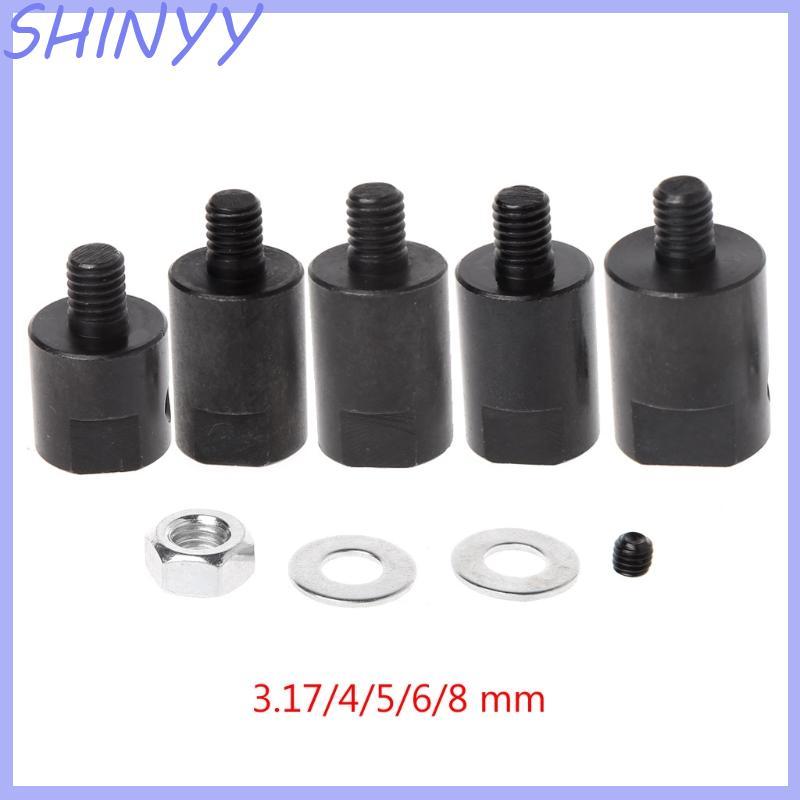 ชิ 3 17 4 5 6 8 มม. เพลามอเตอร์เพลา Coupler แขนข้อต่อ Chuck อะแดปเตอร์