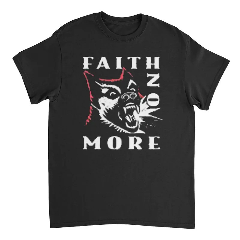 เสื้อยืดผู้ชาย Faith No More King for A Day แขนสั้น ผ้าฝ้าย สไตล์เรโทร วงดนตรีเมทัลบैนด์ Y2k เสื้อยื