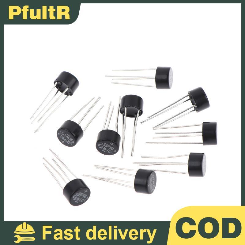Null 10/20/30 ชิ้นใหม่ 2W10 2A/1000 โวลต์ไดโอดสะพาน Rectifier รอบ Vridge Rectifier Bridge Sta null