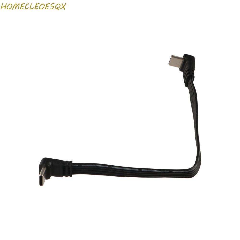 HOMECLEEOESQX สายต่อ USB C, Type C ถึง Type C 480Mbps Type C Extended Data Line, ทนทานหัว Soft Line 