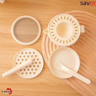 CHROM ชุดชามบดอาหาร 7 ชิ้น, เครื่องคั้นน้ําผลไม้ Citrus แบบพ…