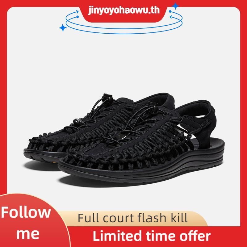 Keen รองเท้าผู้ชาย รุ่น Men's UNEEK O3 (BLACK/STAR WHITE)