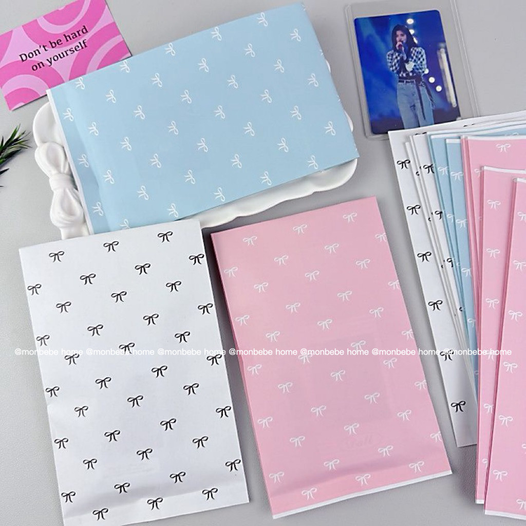 ถุงกระดาษ ถุงกระดาษของขวัญ insโบว์รูปแบบใหม่   ขนาด20*11cm มี2สี ราคา10ชิ้น พร้อมส่ง ราคา ถูกที่สุด ดีลบีเคเค แกลเลอรีภาพที่ 2