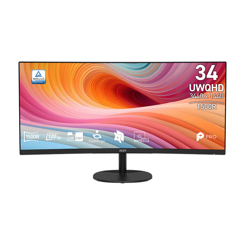 MSI VA 34" PRO MP341CQ E12 120Hz UWQHD Curved Monitor